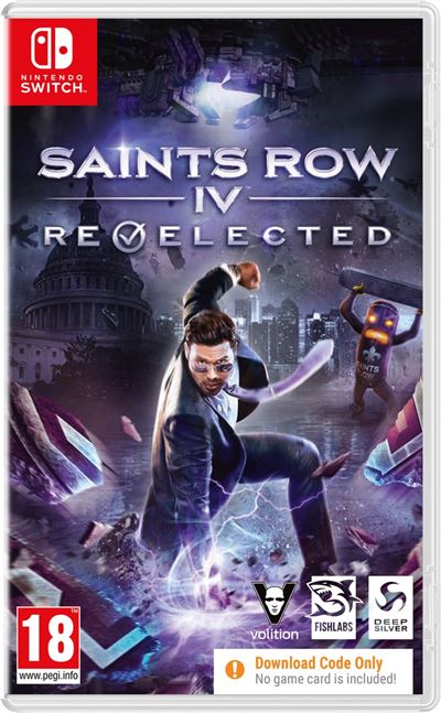 Saints Row IV : Re-elected Code in a box Nintendo Switch