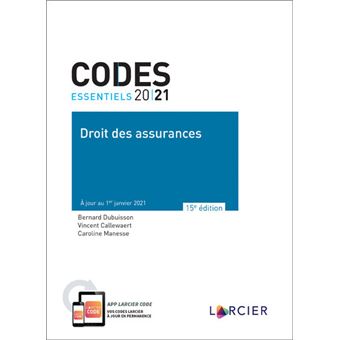 Code essentiel - Droit des assurances