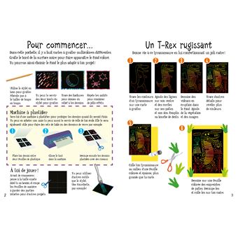 Cartes à gratter - dinosaures