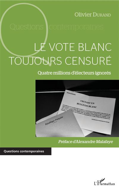 Le vote blanc toujours censure quatre millions d'electeurs