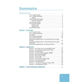 Cahier d'initiation au Coréen
