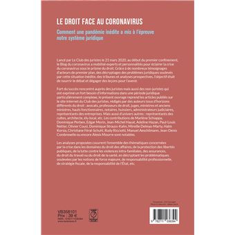 Le droit face au coronavirus