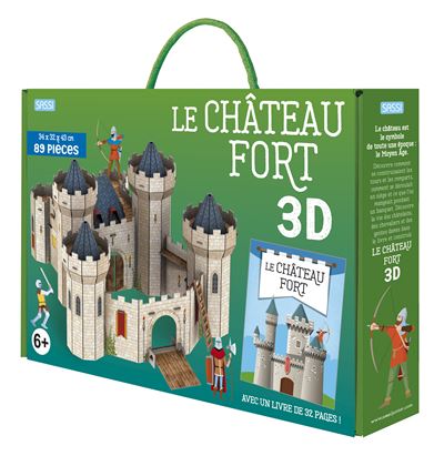 Construis le château fort 3D - Irena Trevisan - Boîte ou accessoire