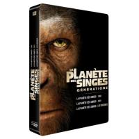 La Planète des singes 1968 - La Planète des singes 2001 - La Planète des singes : Les origines Coffret 3 DVD Edition Steelbook Limitée