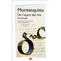 De l'esprit des lois
