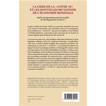 La crise de la "Covid-19" et les nouvelles mutations de l'économie mondiale