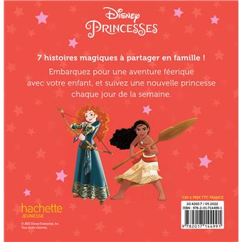 DISNEY PRINCESSES - 7 Histoires pour la semaine