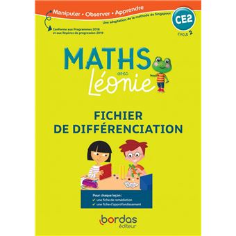 Les Maths avec Léonie CE2 2020 Fichier de différenciation photocopiable
