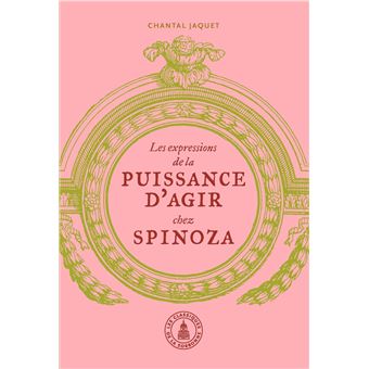 Les expressions de la puissance d'agir chez Spinoza