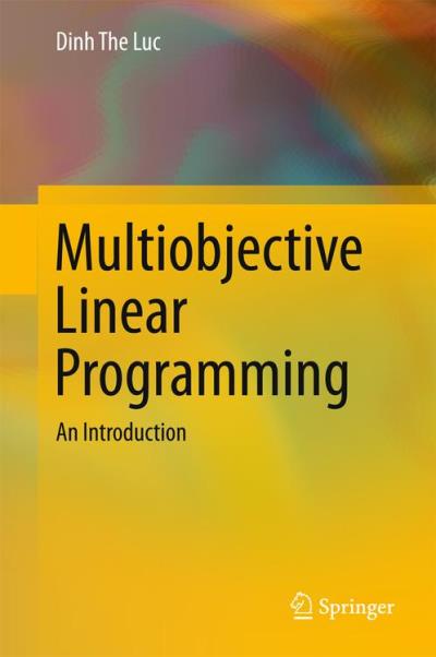 Multiobjective linear programming - relié - The Luc Dinh - Achat Livre ...