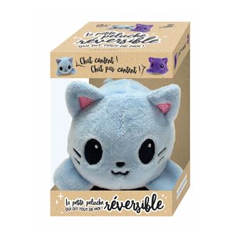 La petite peluche chat réversible qui dit tout de moi !