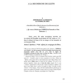 A la recherche de Lilith