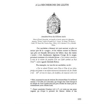 A la recherche de Lilith