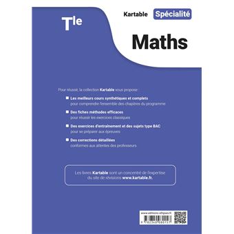 Spécialité Maths - Terminale