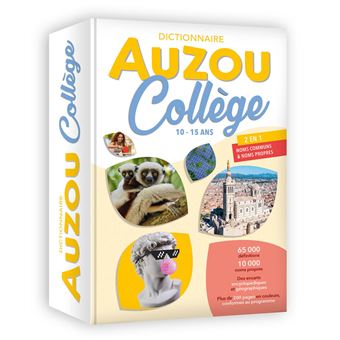 Dictionnaire auzou collège