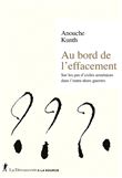 Au bord de l'effacement - Sur les pas d'exilés arméniens dans l'entre-deux guerres