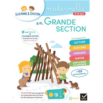 Suzanne et Gaston en Grande section de maternelle