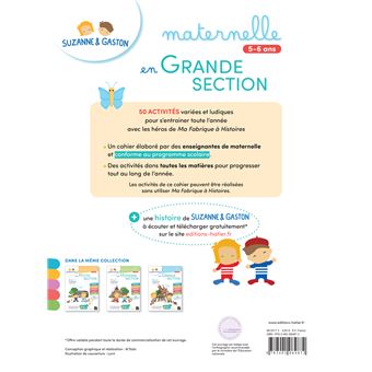 Suzanne et Gaston en Grande section de maternelle