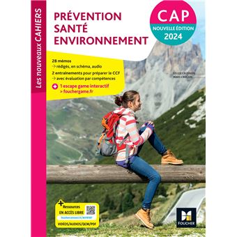 Les Nouveaux Cahiers - PRÉVENTION SANTÉ ENVIRONNEMENT (PSE) - CAP - Ed. 2024 - Livre élève