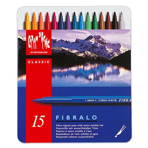 CARADACH FIBRALO BTE DE 15 FEUTRES