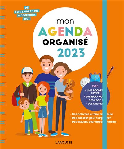 Mon Agenda Famille Organisée 2023