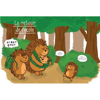 24 H dans la vie d'une famille hérisson