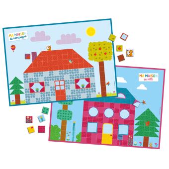 Ma pochette d'aimants - je construis mes maisons
