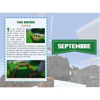 Agenda Minecraft 2019-2020