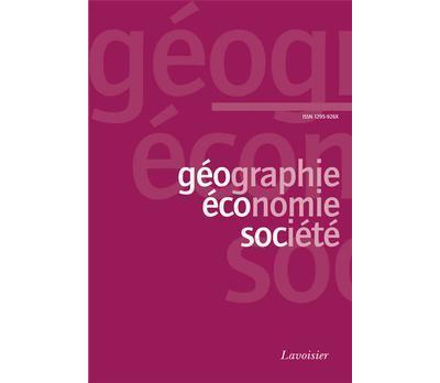 Geographie economie societe vol. 6 n. 4 octobre-decembre 200