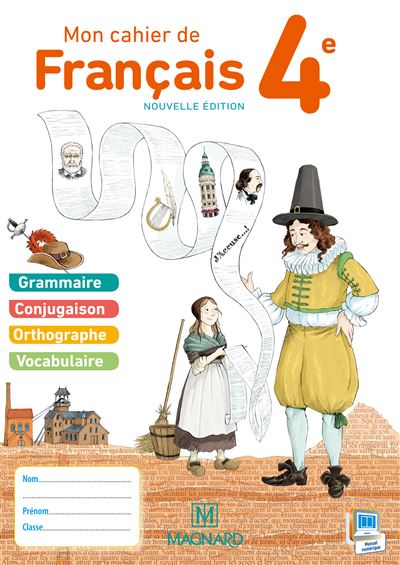 Mon cahier de Français 4e