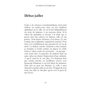 Les doctes et le sixième sens, journal, guérison d'un cancer