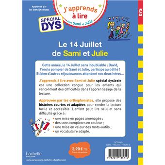 Sami et Julie- Spécial DYS (dyslexie) Le 14 Juillet de Sami et Julie