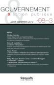 Gouvernement & action publique 08-3, juillet-septembre 2019