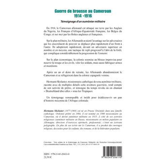 Guerre de brousse au Cameroun 1914-1916