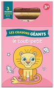 Le lion 3+ crayons géants magiques