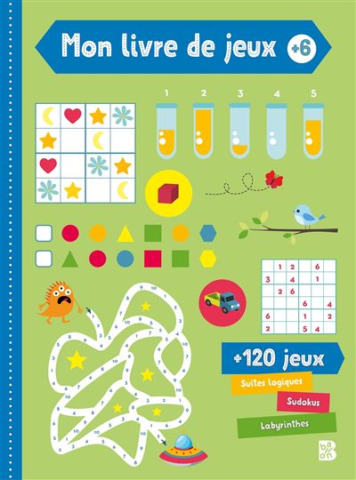 Mon livre de jeux 6+ -  Collectif - broché