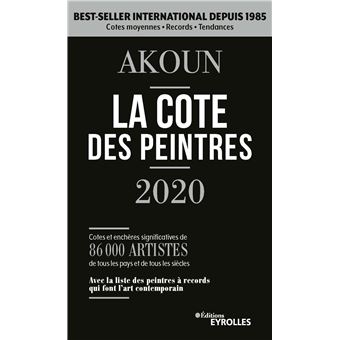 La cote des peintres 2020