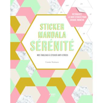 Sticker mandala sérénité