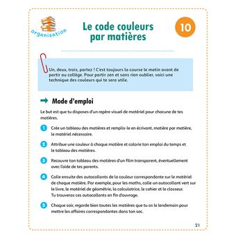 Mon kit 100 % réussite spécial dys au collège (+ autocollants)