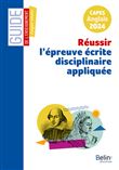 CAPES anglais 2024. Réussir l'épreuve écrite disciplinaire appliquée