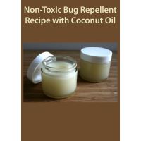 Non Toxic Bug Repellent Recipe with Coconut Oil