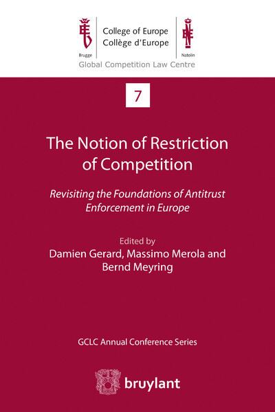 The notion of restriction of competition