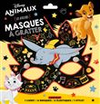 DISNEY ANIMAUX - Pochette Les Ateliers - Masques à gratter