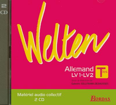 Welten terminale cd classe 05 allemand lv1-lv2 materiel audio collectif 2cd