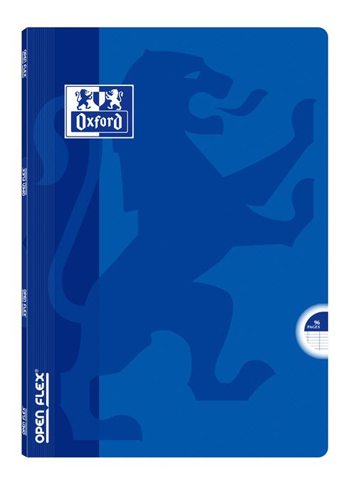 Cahiers Oxford Grands Carreaux – Lot De 10 – 96 Pages A4 – Papier 90g – Fabriqué En France