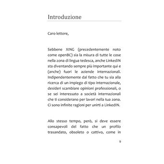 Profilo LinkedIN - successo