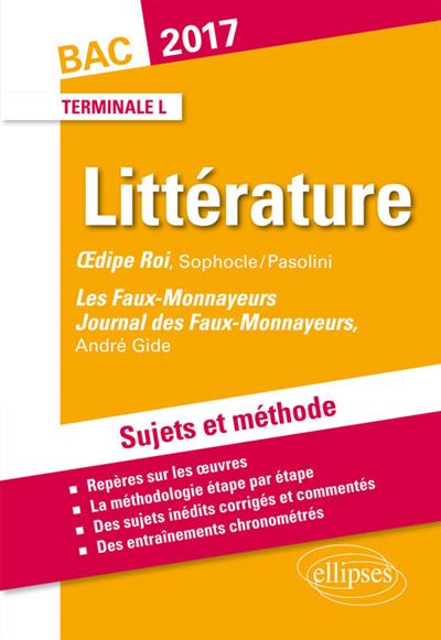 Les Faux Monnayeurs Gide, Oedipe Roi Sophocle, Bac Term Littéraire