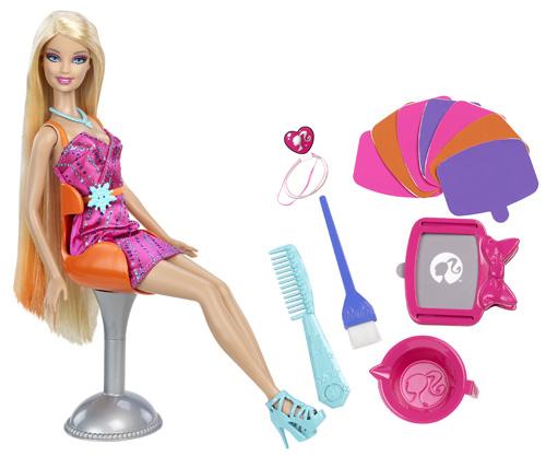 Brbi Barbie Relooking Couleurs Mattel