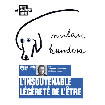 linsoutenable legerete de letre  cd audio textes lus milan