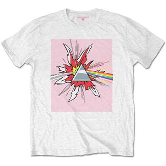 T-Shirt Pink Floyd Lichtenstein Prism Unisex Noir